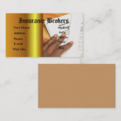 Verzekeringsagent Visitekaartje (Voorkant / Achterkant)