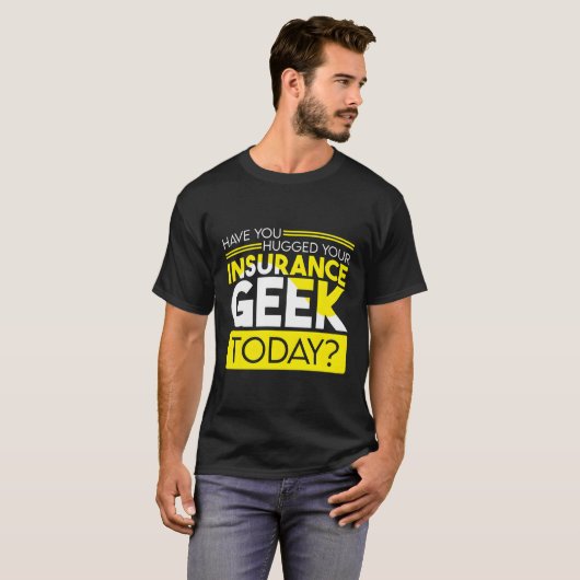 Verzekeringsagent voor verzekeringsmakelaar Insura T-shirt (Voorkant volledig)