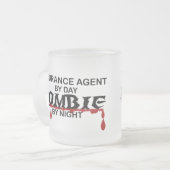 Verzekeringsagent Zombie Matglas Koffiemok (Voorkant links)