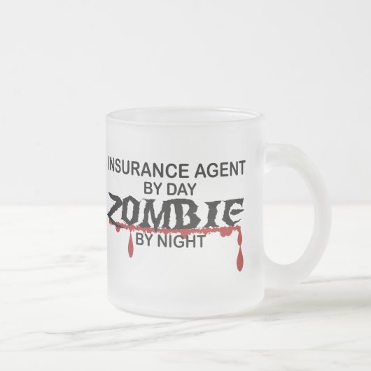 Verzekeringsagent Zombie Matglas Koffiemok (Rechts)