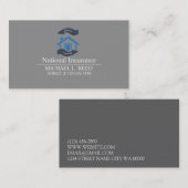 Verzekeringsagentschap, Visitekaartje van gemachti (Voorkant / Achterkant)