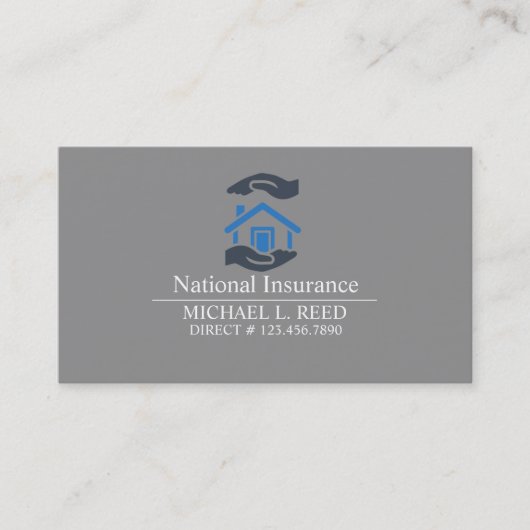 Verzekeringsagentschap, Visitekaartje van gemachti (Voorkant)