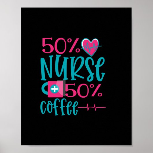 Verzekeringscadeau | 50 Zuster 50 Koffie Poster (Voorkant)