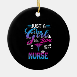 Verzekeringscadeau   Alleen een meisje dat van haa Keramisch Ornament