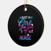 Verzekeringscadeau | Alleen een meisje dat van haa Keramisch Ornament (Links)