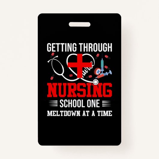 Verzekeringscadeau | Doorlopen van verpleegschool Badge (Voorkant)