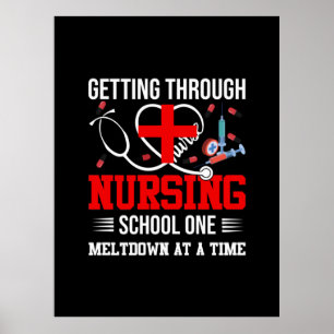 Verzekeringscadeau   Doorlopen van verpleegschool  Poster
