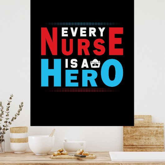 Verzekeringscadeau | Elke verpleegster is een hele Poster (Keuken)