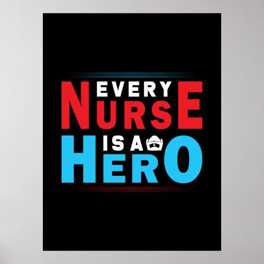 Verzekeringscadeau | Elke verpleegster is een hele Poster (Voorkant)