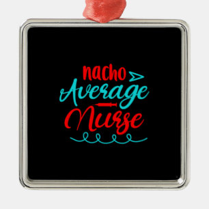 Verzekeringscadeau Gemiddelde Nacho-zuren Metalen Ornament