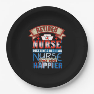 Verzekeringscadeau   Gepensioneerde verpleegkundig Papieren Bordje