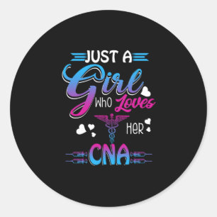 Verzekeringscadeau   Gewoon een meisje dat van haa Ronde Sticker