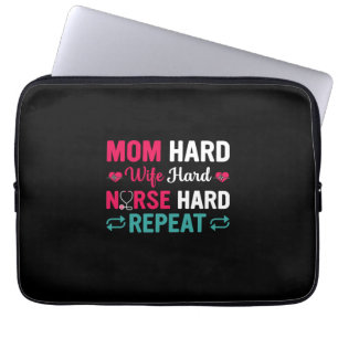 Verzekeringscadeau Harde verzorging van moeder Laptop Sleeve