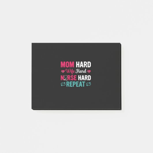 Verzekeringscadeau | Harde verzorging van moeder Post-it® Notes (Voorkant)