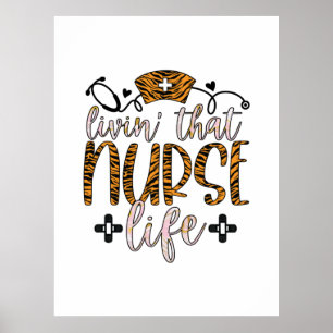 Verzekeringscadeau Het leven van deze verpleegst Poster