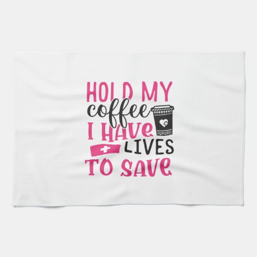 Verzekeringscadeau | Hou mijn geld vast, ik heb le Theedoek (Horizontaal)