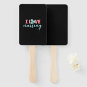 Verzekeringscadeau | I Love Nursing Handwaaier (Voorkant en achterkant)