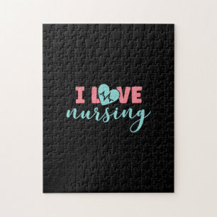 Verzekeringscadeau I Love Nursing Legpuzzel