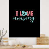 Verzekeringscadeau | I Love Nursing Poster (Keuken)