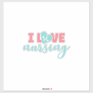 Verzekeringscadeau | I Love Nursing Sticker