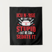Verzekeringscadeau | ICU-verpleegster die we niet  Wandkleed (Voorkant)