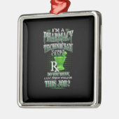 Verzekeringscadeau | Ik ben apotheker Metalen Ornament (Links)