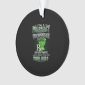 Verzekeringscadeau | Ik ben apotheker Ornament (voorkant)