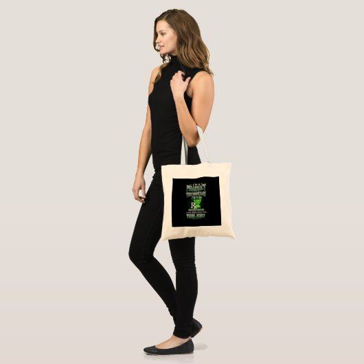 Verzekeringscadeau | Ik ben apotheker Tote Bag (Voorkant (model))