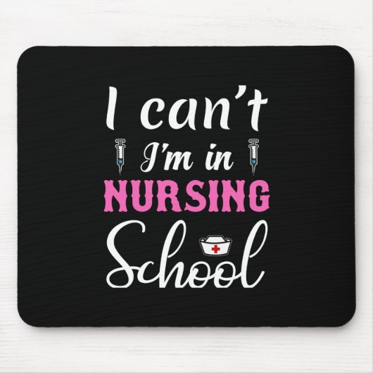 Verzekeringscadeau | Ik ben in de verpleegschool Muismat (Voorkant)