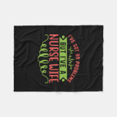 Verzekeringscadeau | Ik heb 99 problemen Fleece Deken (Voorkant (Horizontaal))