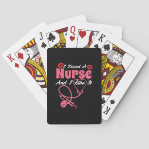Verzekeringscadeau   Ik heb een verpleegster gekus Pokerkaarten
