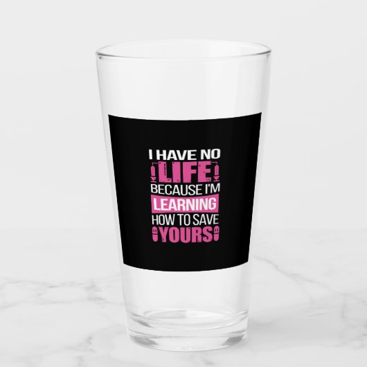 Verzekeringscadeau | Ik heb geen leven omdat ik le Glas (Voorkant)