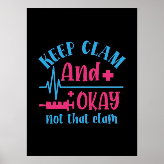 Verzekeringscadeau | Kalm houden en niet dat klusj Poster (Voorkant)