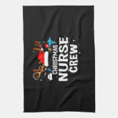 Verzekeringscadeau | Kerstverpleegkundigen Theedoek (Verticaal)