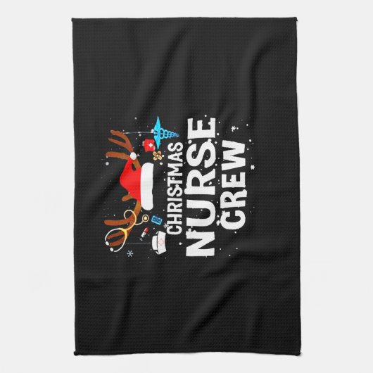 Verzekeringscadeau | Kerstverpleegkundigen Theedoek (Verticaal)