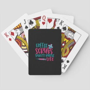 Verzekeringscadeau Koffieborsten Sanity Nurse Li Pokerkaarten