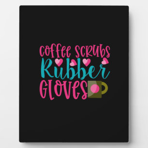 Verzekeringscadeau Koffiekruiden, rubber handsch Fotoplaat