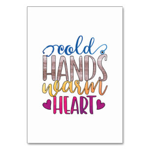 Verzekeringscadeau   Koude Hands Varm Heart Kaart