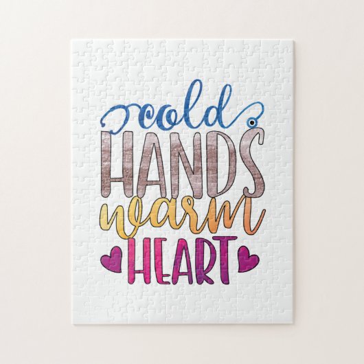 Verzekeringscadeau | Koude Hands Varm Heart Legpuzzel (Verticaal)