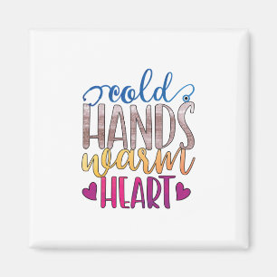 Verzekeringscadeau   Koude Hands Varm Heart Magneet
