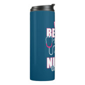 Verzekeringscadeau | Leuk dat ik je verpleegster b Thermosbeker (Gedraaid links)