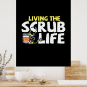 Verzekeringscadeau | Leven van de wieg Poster (Keuken)