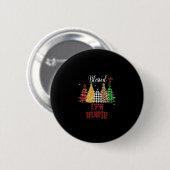 Verzekeringscadeau | Lpg-zuster zonder been Ronde Button 5,7 Cm (Voorkant /achterkant)