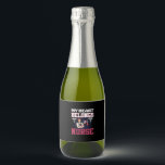 Verzekeringscadeau | Mijn hart behoort tot de zust Sparkling Wijnetiket<br><div class="desc">Verzekeringscadeau | Mijn hart behoort tot de zusters</div>