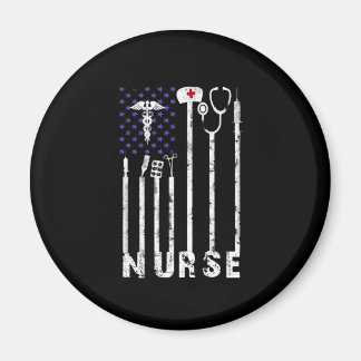 Verzekeringscadeau | Nurse Amerikaanse vlag Nurse Magneet