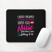 Verzekeringscadeau | Super Cool Nurse Muismat (Met muis)
