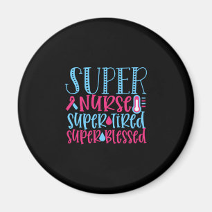Verzekeringscadeau   Super Nurse Super Tired Magneet