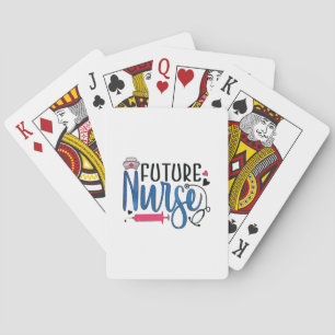 Verzekeringscadeau Toekomstige verpleegsters Pokerkaarten