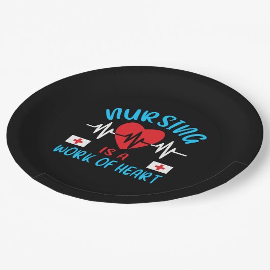 Verzekeringscadeau | Verpleegkunde is een kunstwer Papieren Bordje (Gekanteld)