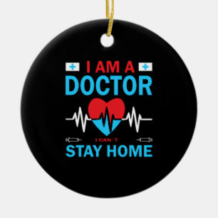 Verzekeringscadeau   Verpleegkundige kan ik niet t Keramisch Ornament